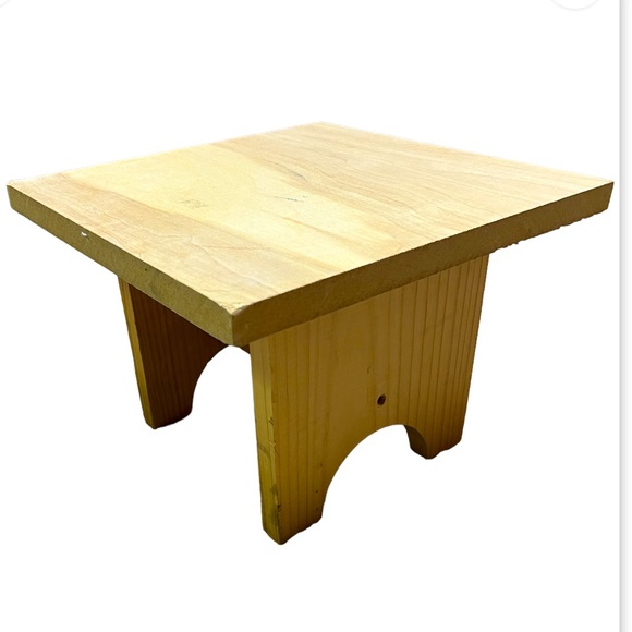 Accents Unfinished Wood Stool Craft Decor Poshmark